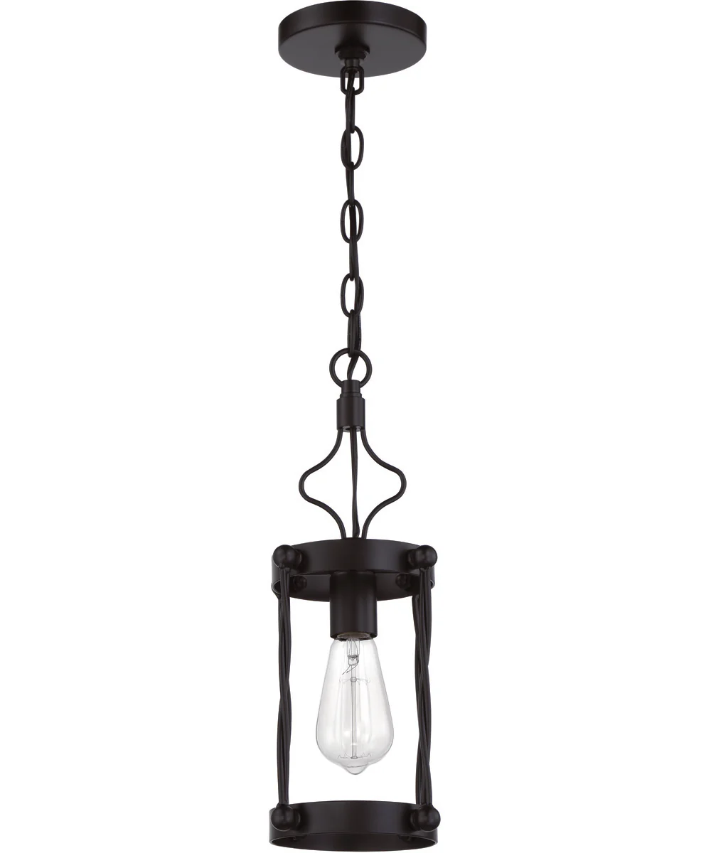 Jolenne 1-Light Mini Pendant Flat Black - Image 4