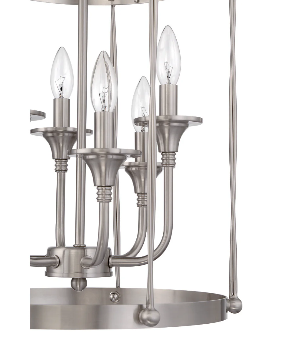 Jolenne 6-Light Foyer Brushed Polished Nickel - Image 5