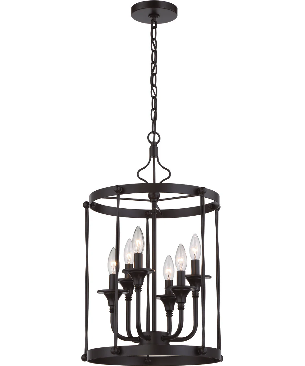 Jolenne 6-Light Foyer Flat Black - Image 2