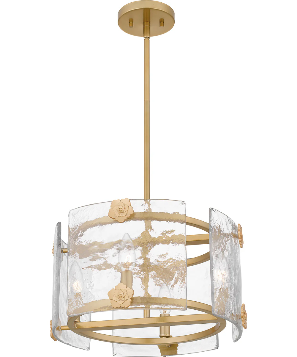 Jolie Large 4-light Pendant Light Gold - Image 4