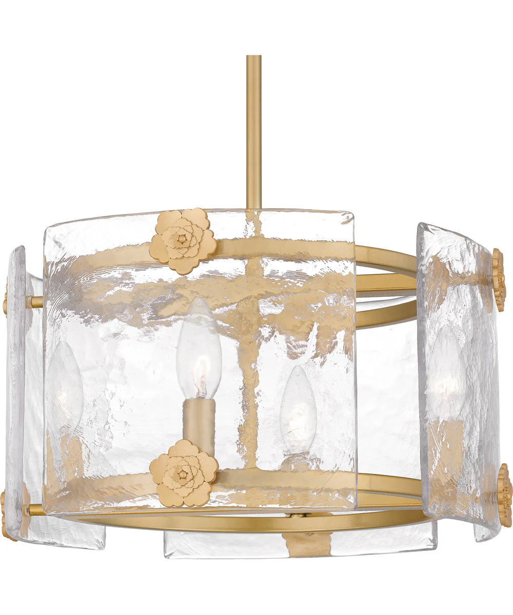 Jolie Large 4-light Pendant Light Gold - Image 5