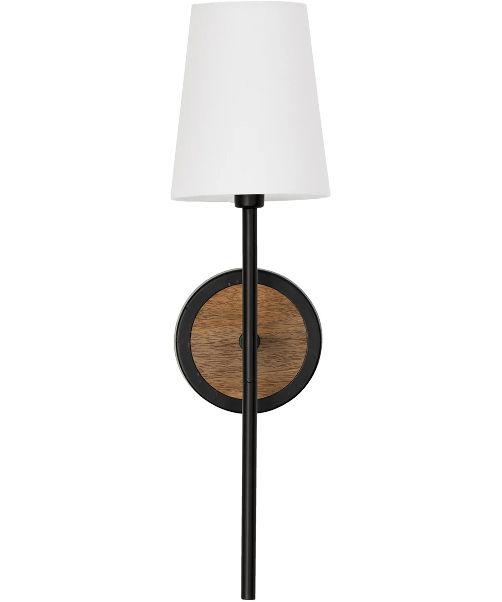 Jonah 1-Light Sconce Light Wood and Matte Black - Image 4