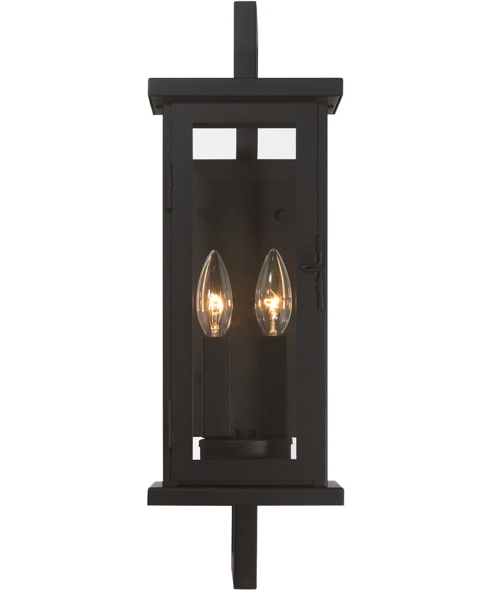 Jordan 2-Light Outdoor Lighting Textured Black - Image 2