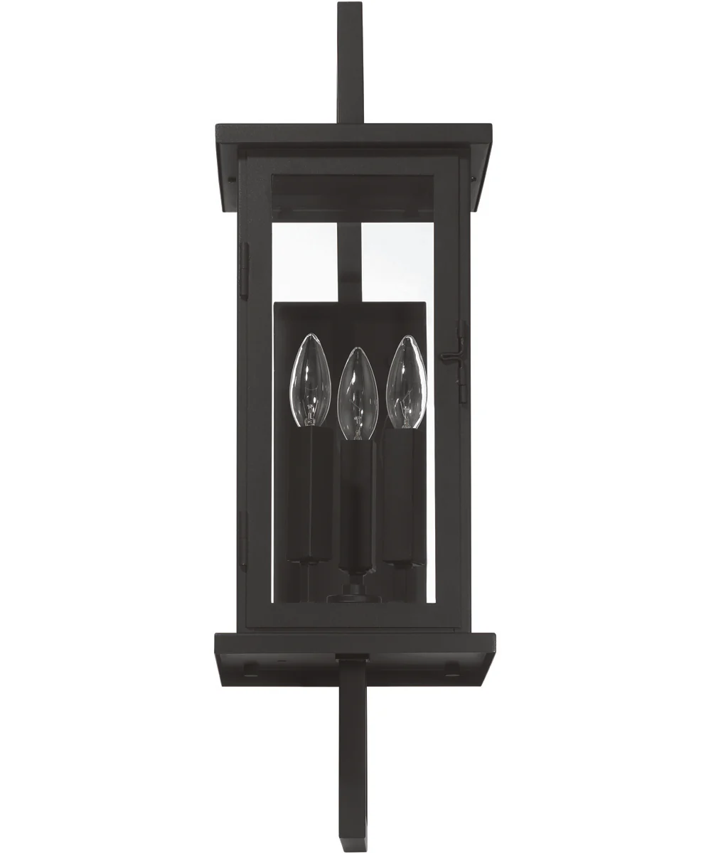 Jordan 3-Light Outdoor Lighting Textured Black - Image 3