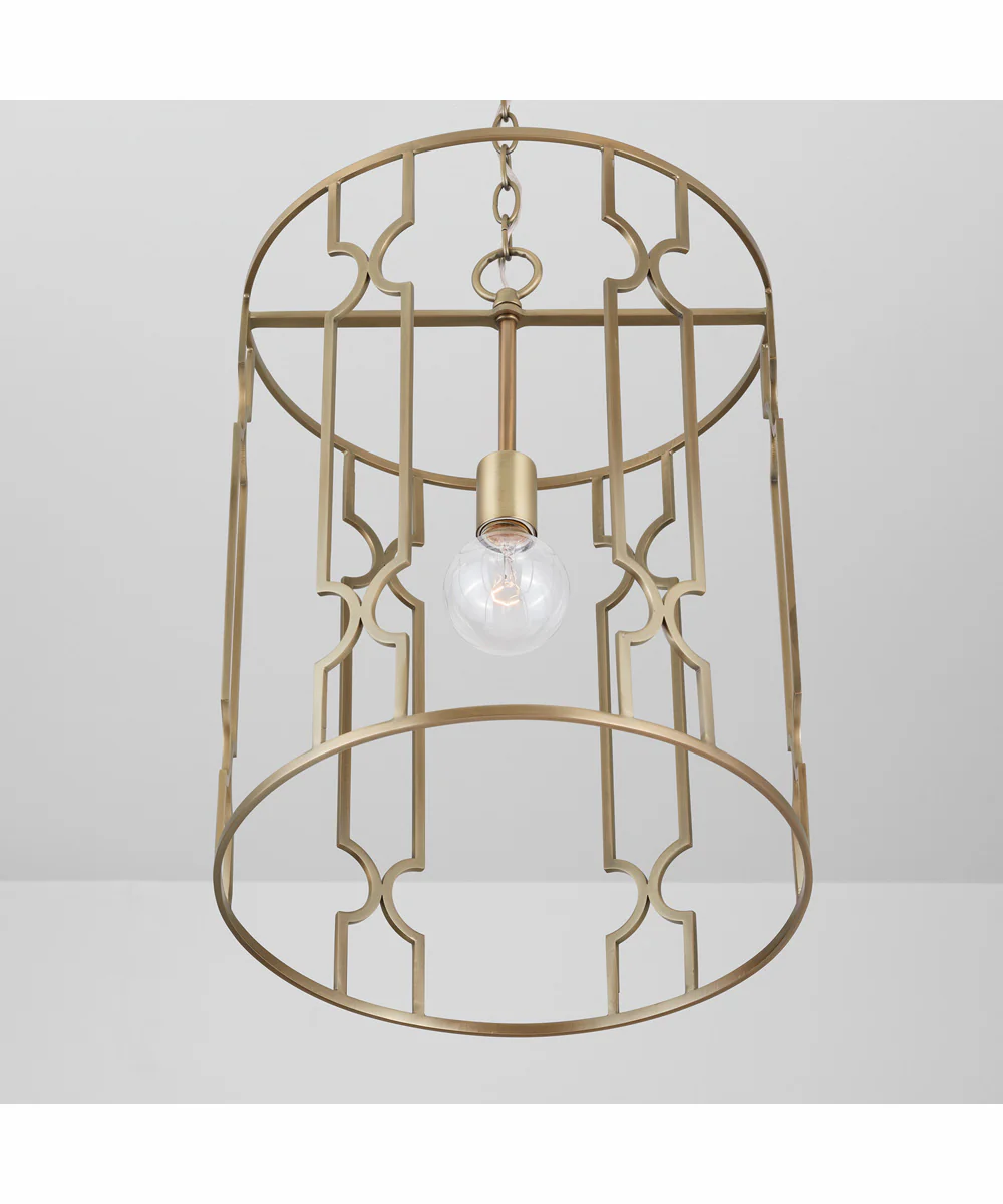 Jordyn 1-Light Pendant Aged Brass - Image 2