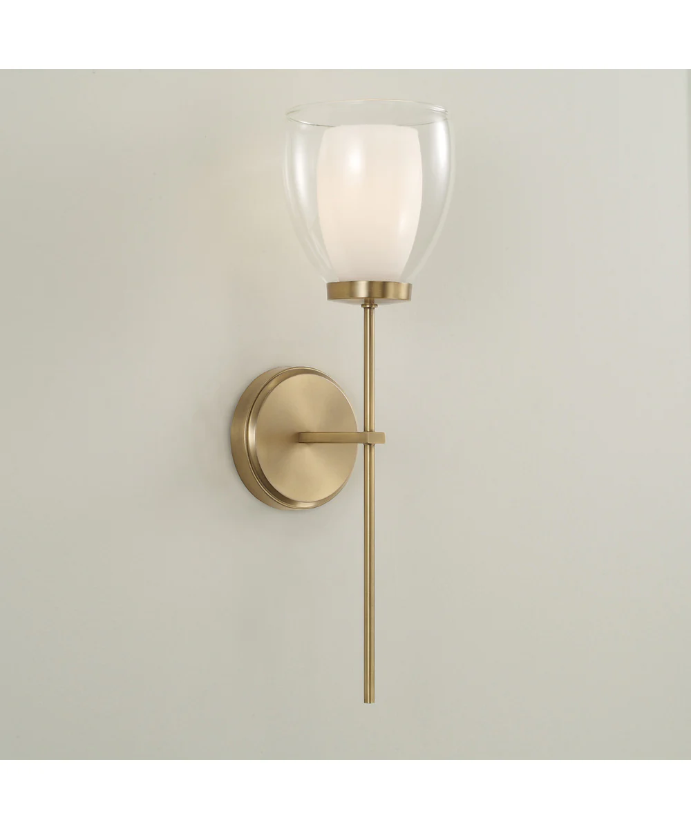 Joss 1-Light Sconce Aged Brass - Image 2