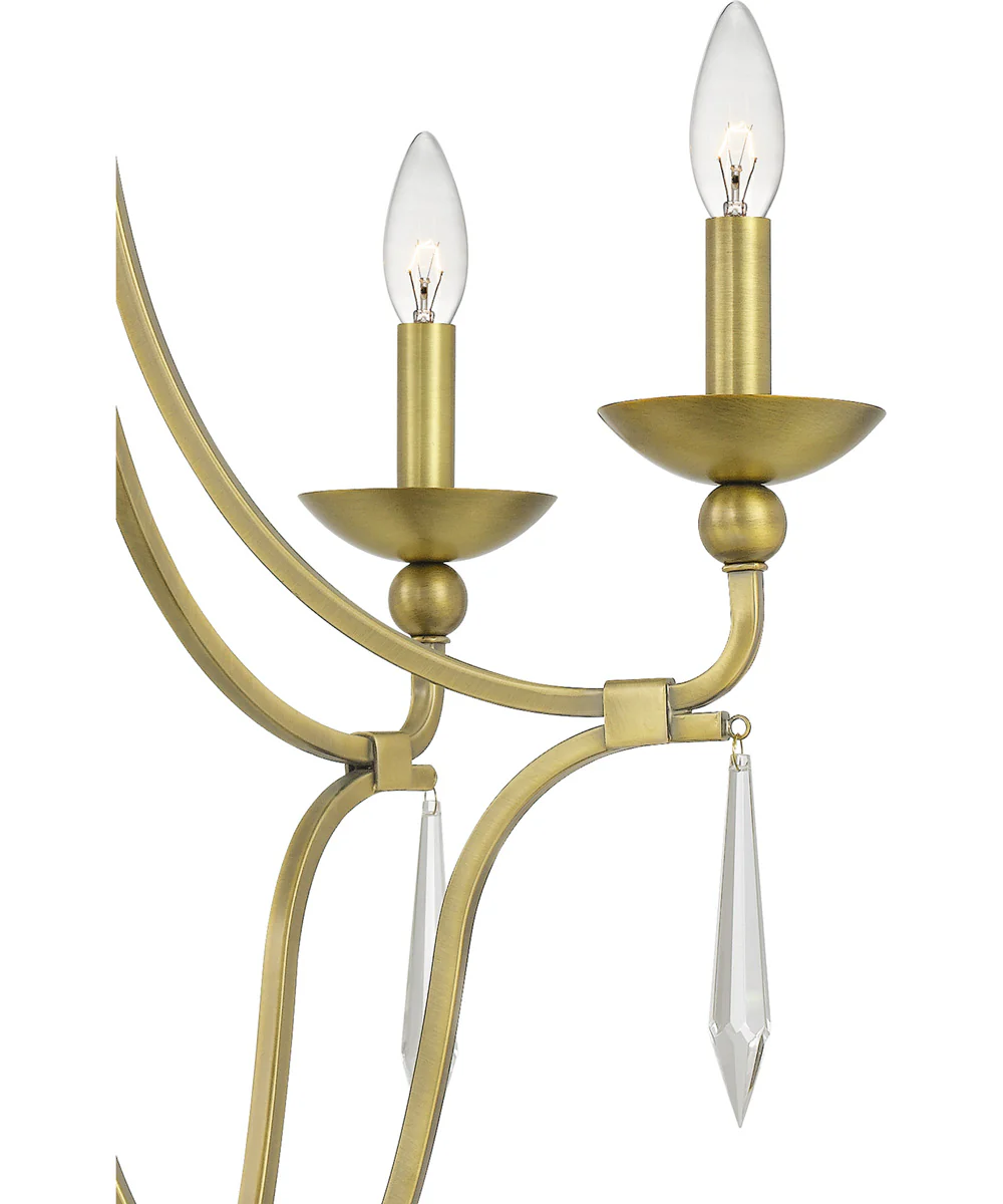 Joules 5-light Chandelier Aged Brass - Image 6