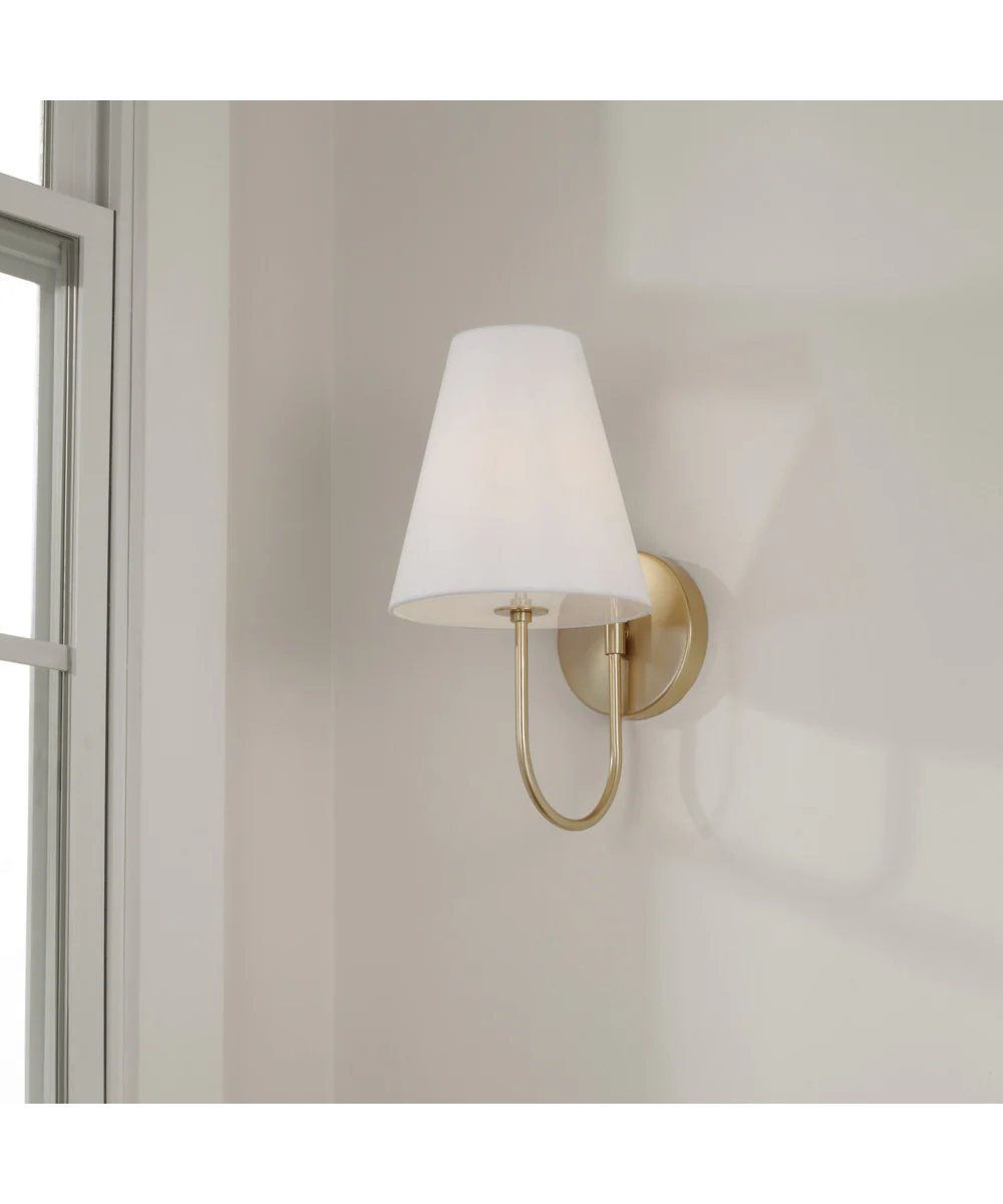 Julia 1-Light Sconce Matte Brass - Image 2