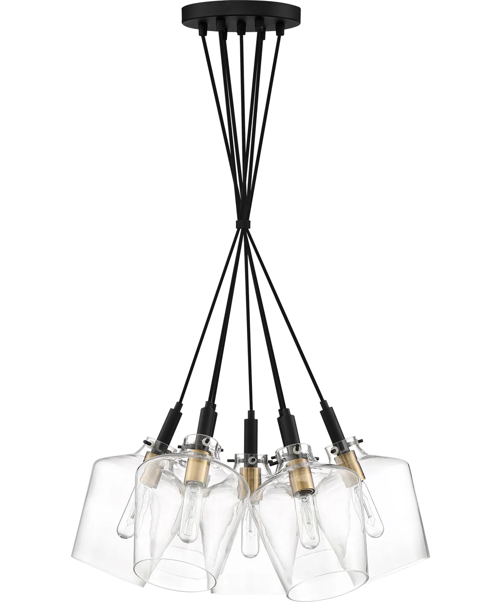 June 7-light Pendant Earth Black - Image 3