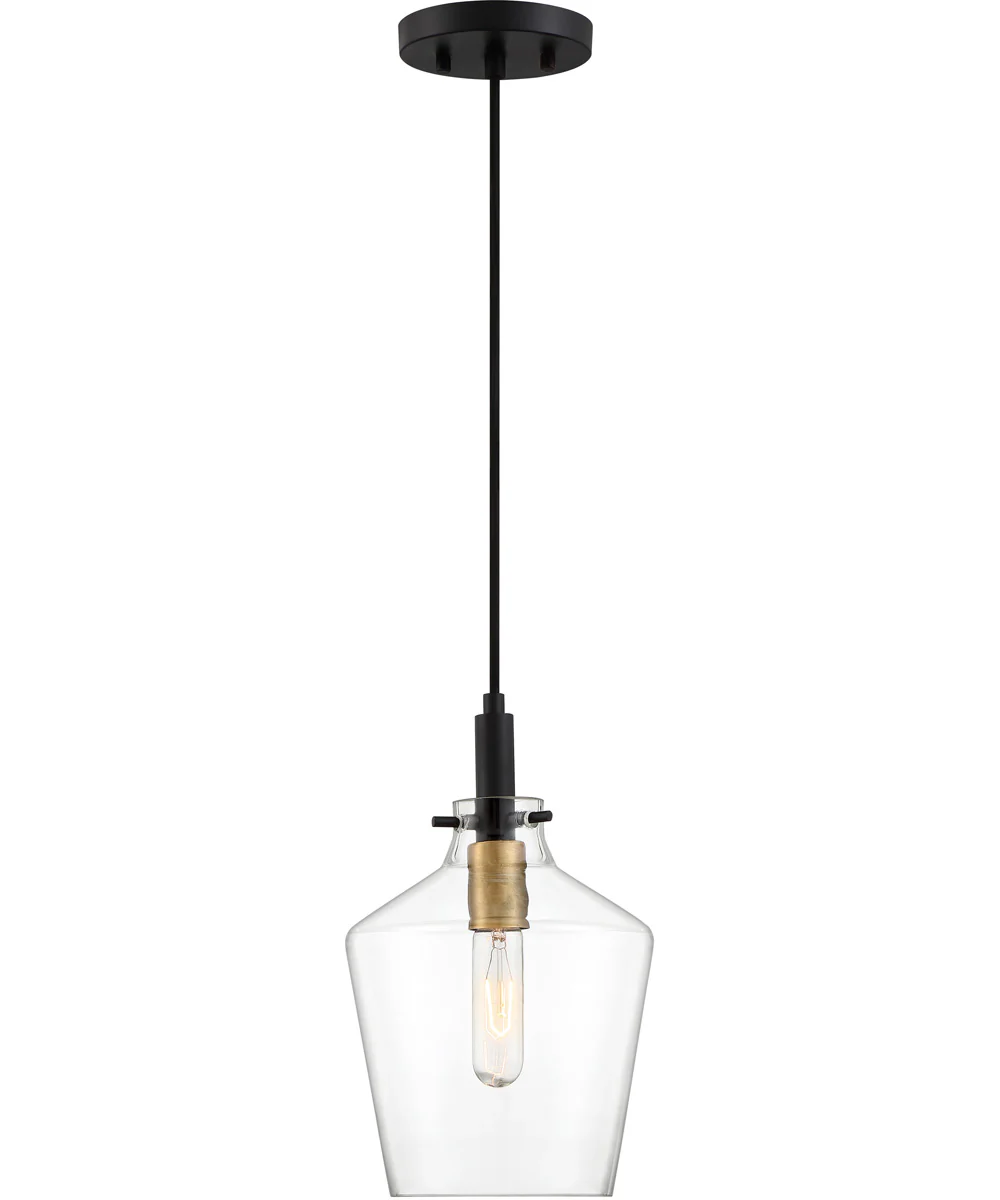 June Small 1-light Mini Pendant Earth Black - Image 4