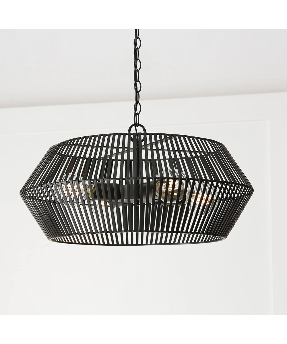 Kaiya 4-Light Pendant Matte Black - Image 2