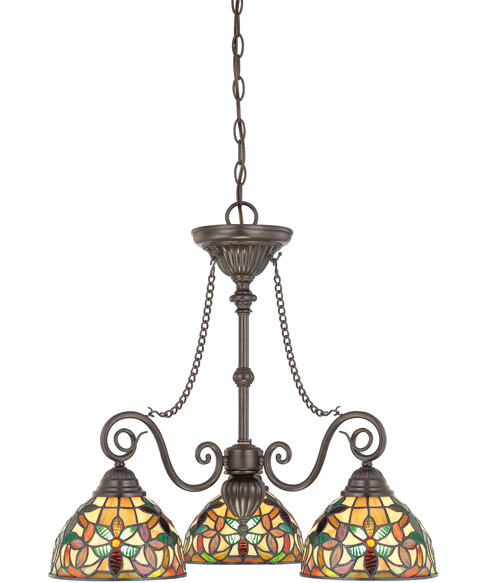 Kami 3-light Chandelier Vintage Bronze