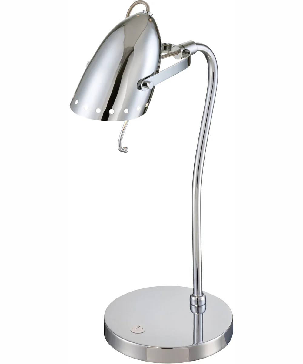 Kanoni 1-Light Desk Lamp Chrome/Metal Shade - Image 2