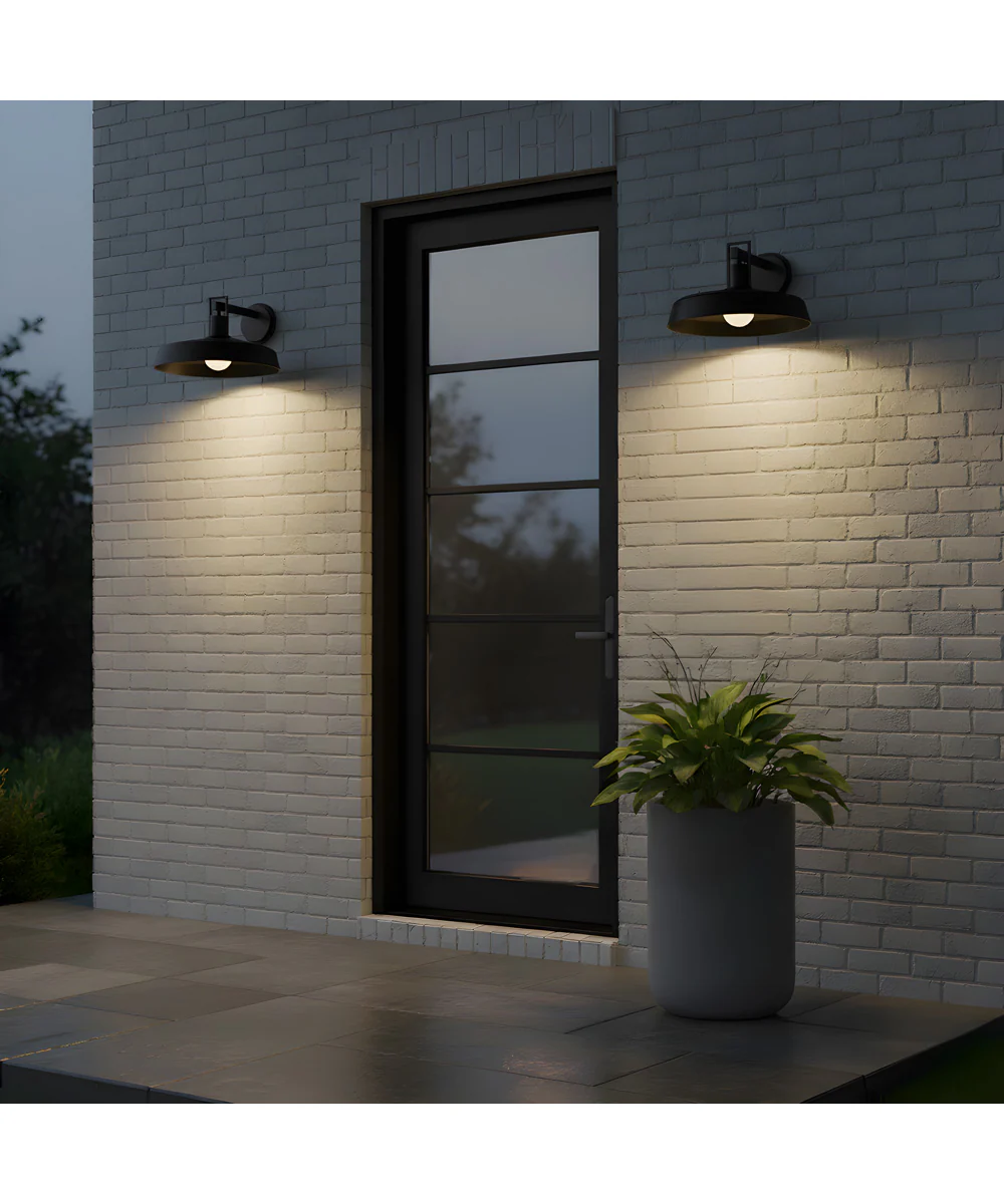 Karson 1-light Outdoor Wall Light Matte Black - Image 3