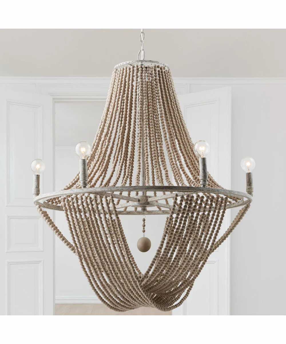 Kayla 6-Light Chandelier Mystic Sand - Image 2
