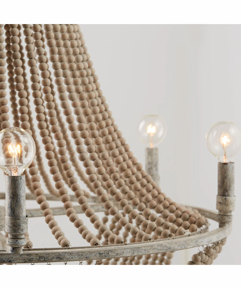 Kayla 6-Light Chandelier Mystic Sand - Image 3