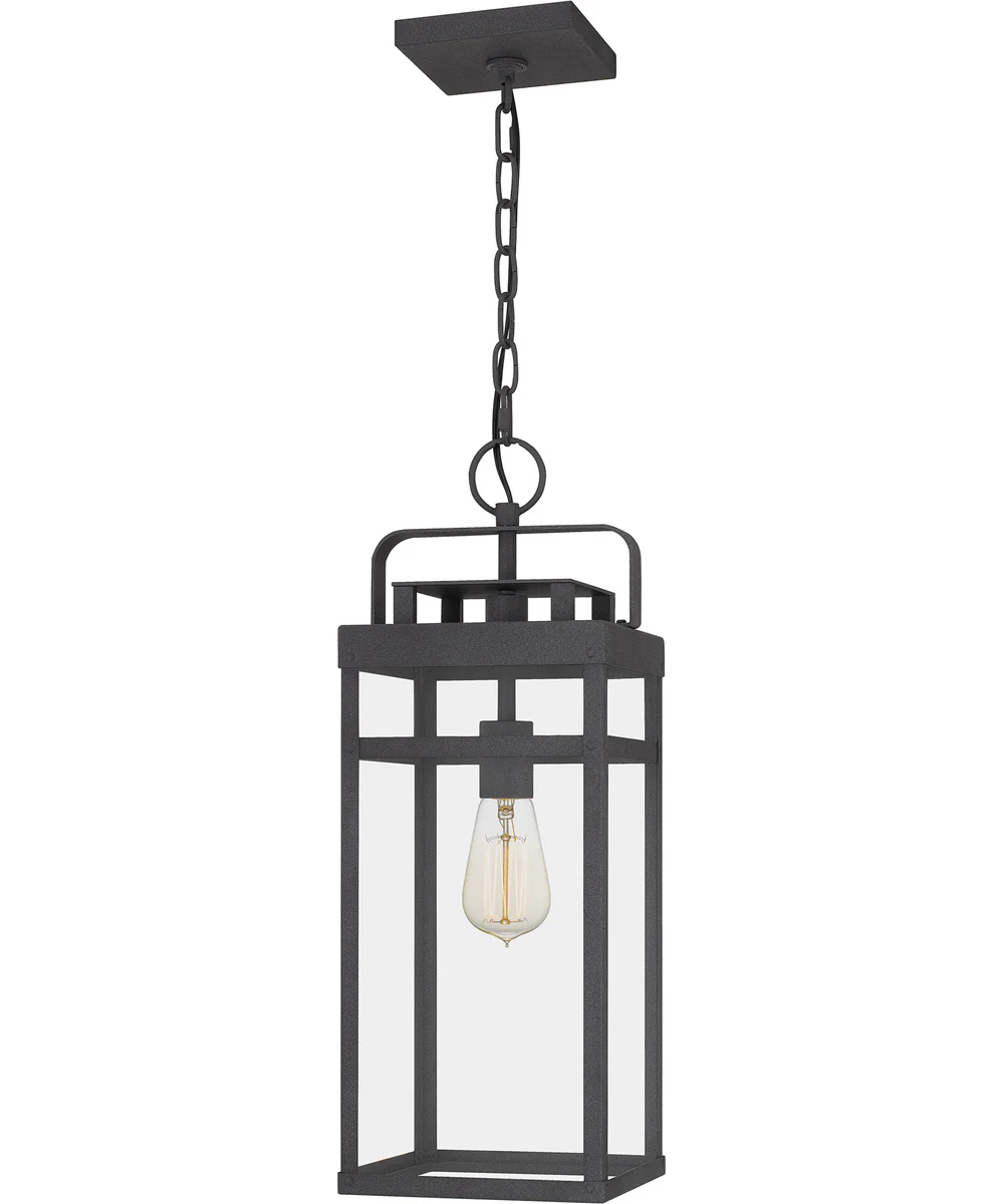 Keaton Large 1-light Outdoor Pendant Light  Coastal Armour Aluminum Mottled Black