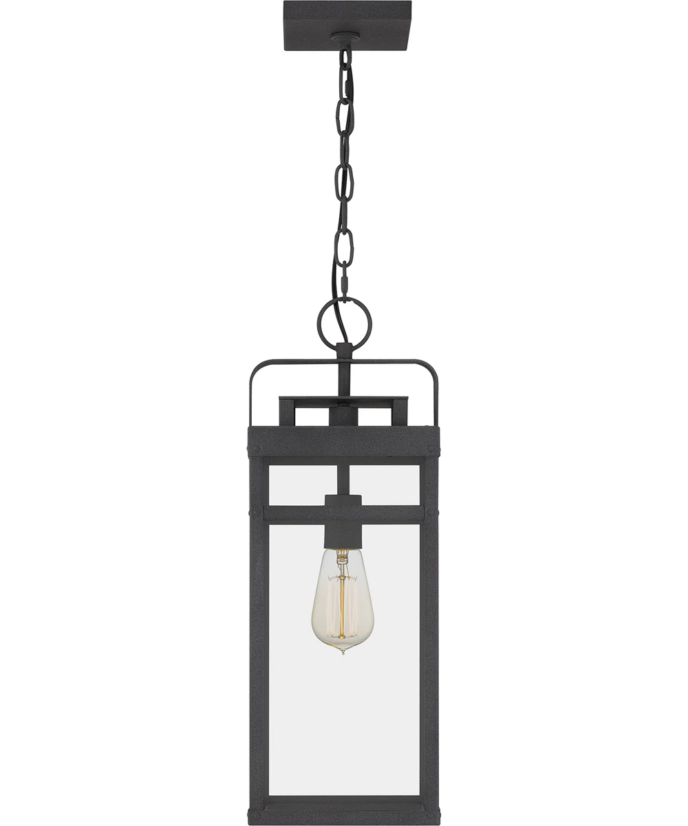 Keaton Large 1-light Outdoor Pendant Light  Coastal Armour Aluminum Mottled Black - Image 4