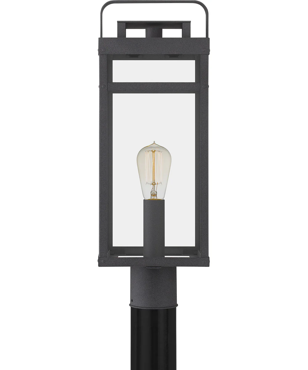 Keaton Large 1-light Outdoor Post Light  Coastal Armour Aluminum Mottled Black - Image 4