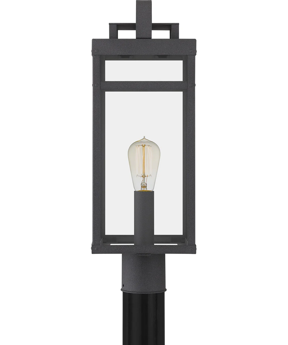 Keaton Large 1-light Outdoor Post Light  Coastal Armour Aluminum Mottled Black - Image 5