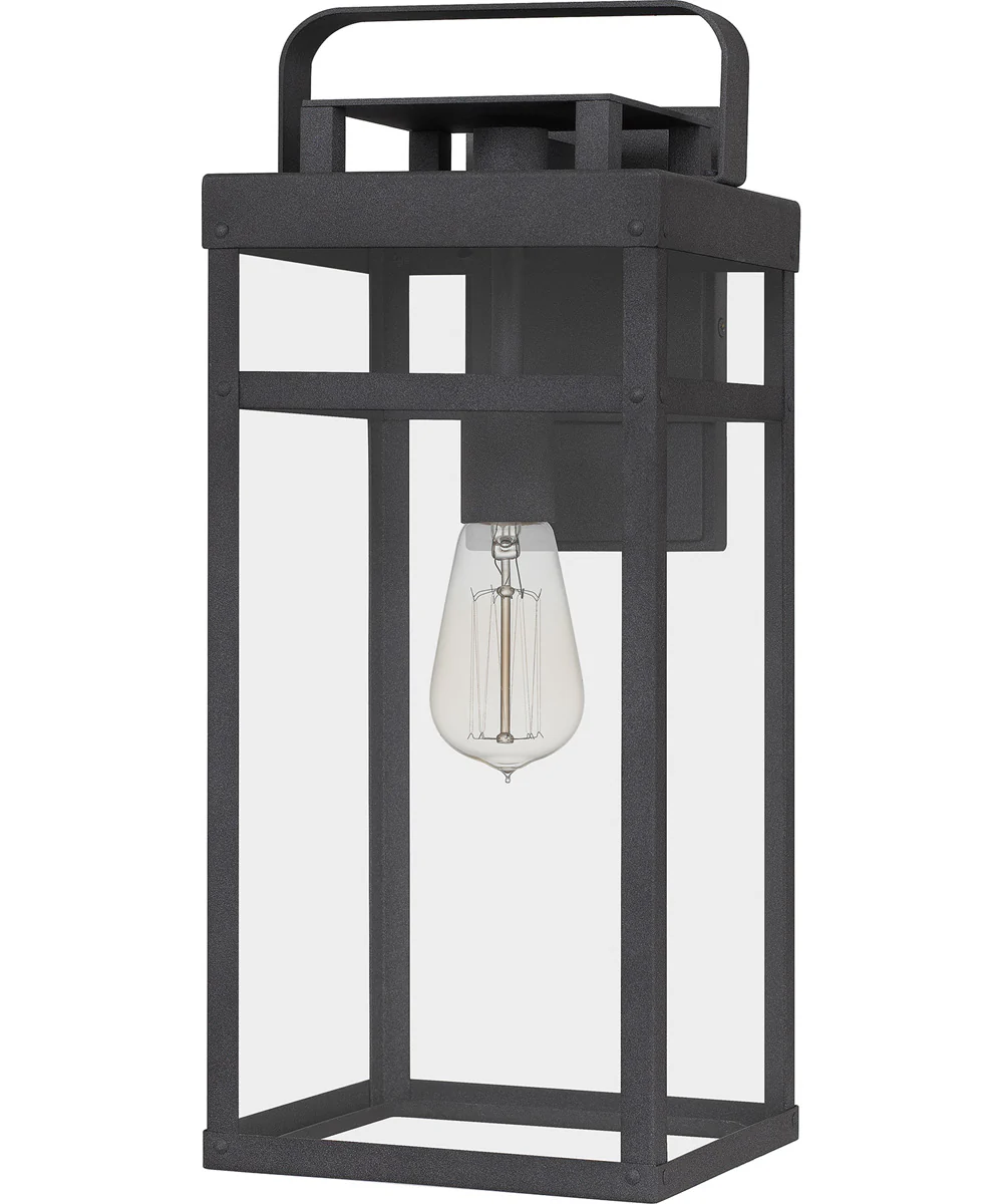 Keaton Large 1-light Outdoor Wall Light  Coastal Armour Aluminum Mottled Black - Image 3