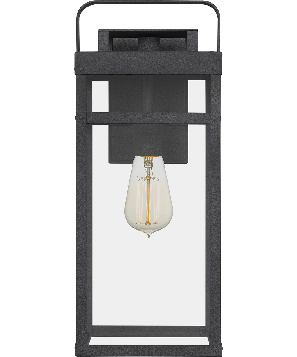 Keaton Large 1-light Outdoor Wall Light  Coastal Armour Aluminum Mottled Black - Image 4