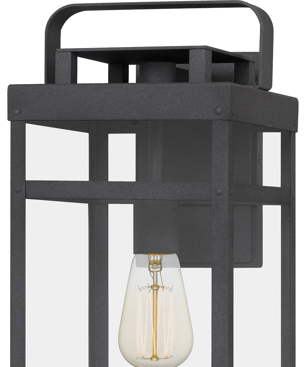 Keaton Large 1-light Outdoor Wall Light  Coastal Armour Aluminum Mottled Black - Image 6