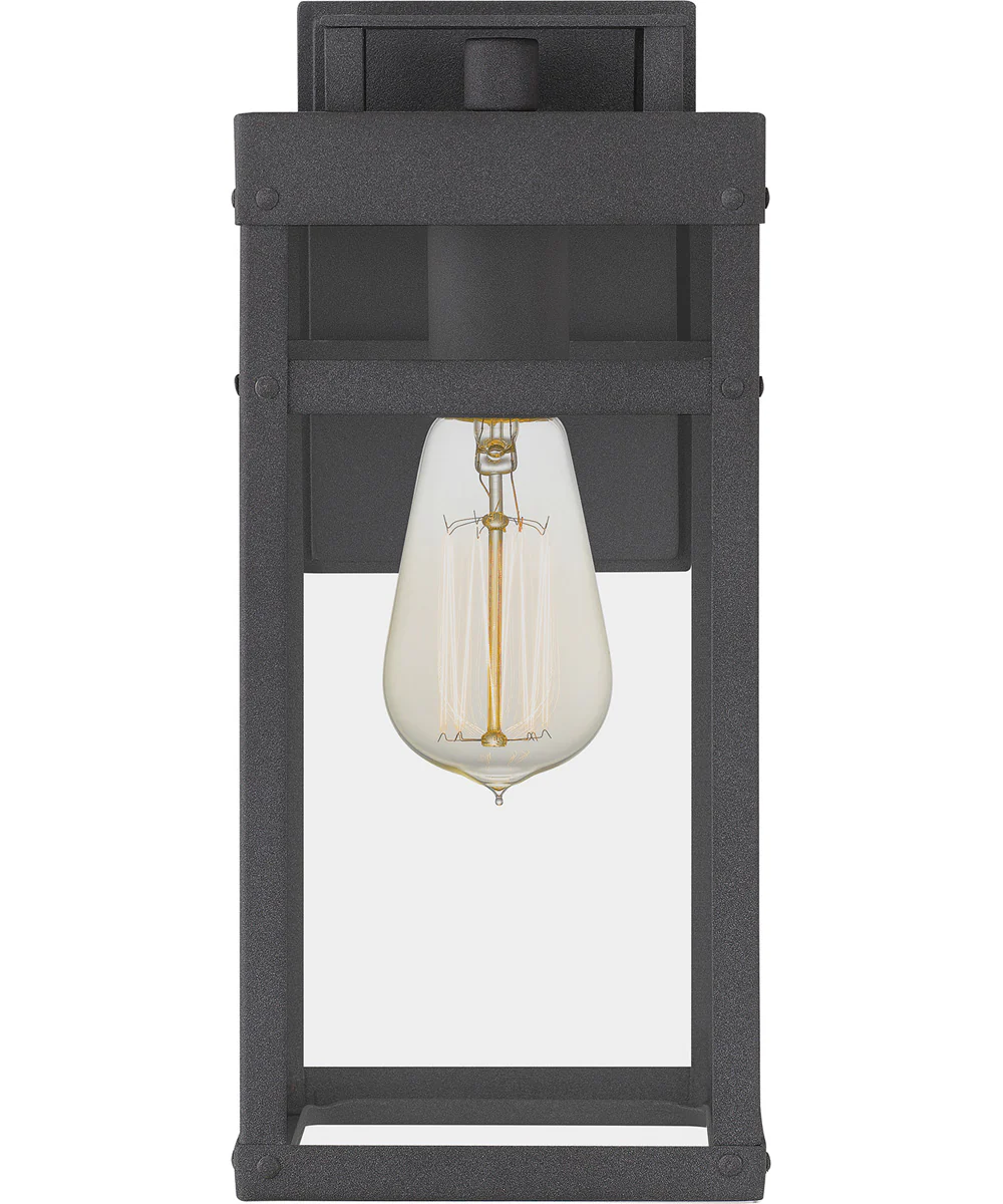 Keaton Small 1-light Outdoor Wall Light  Coastal Armour Aluminum Mottled Black - Image 4