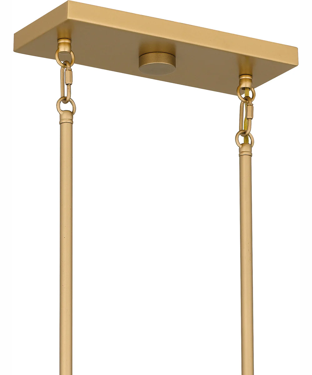 Kelleher Small 6-light Island Light Nouveau Painted Weathered Brass - Image 8