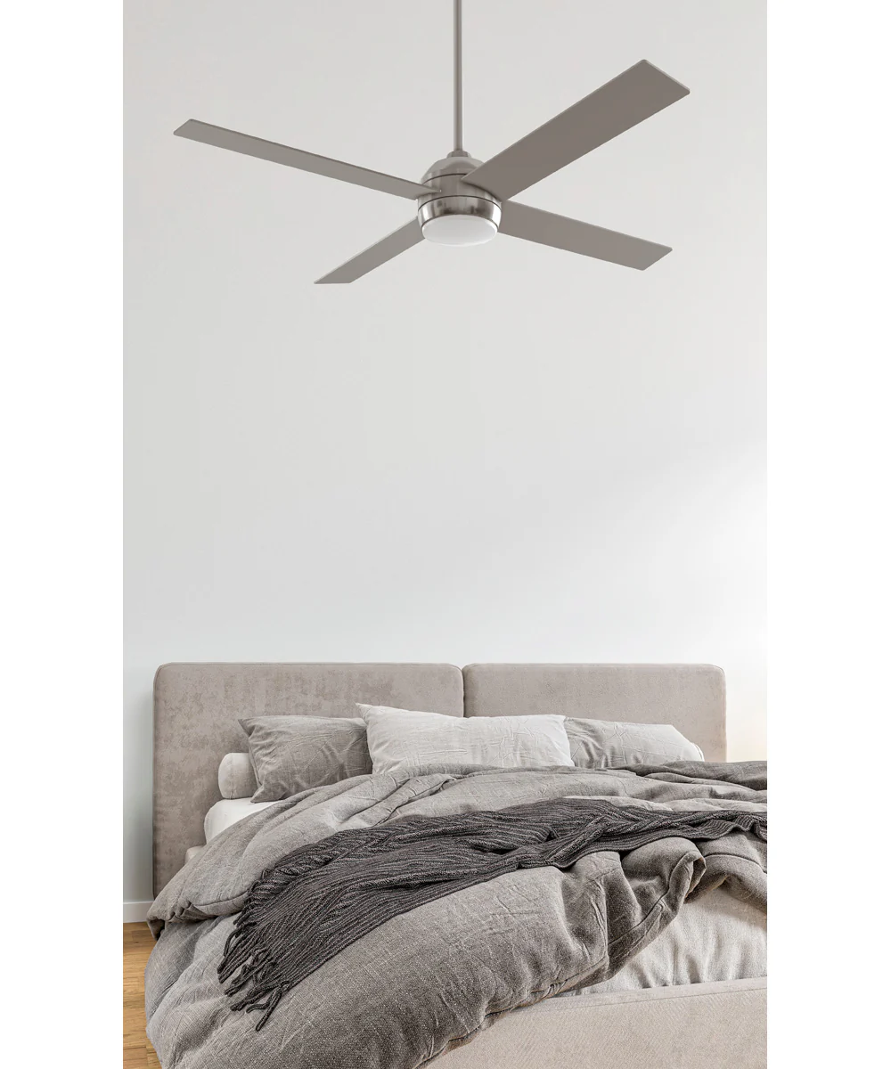 Kelsey 52" 4-blade Indoor Ceiling Fan 1-Light Fan Brushed Polished Nickel - Image 2
