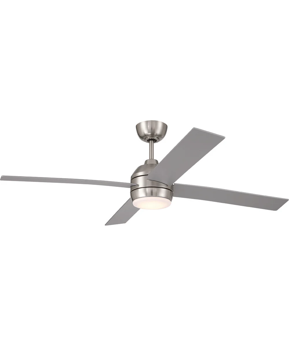 Kelsey 52" 4-blade Indoor Ceiling Fan 1-Light Fan Brushed Polished Nickel - Image 3