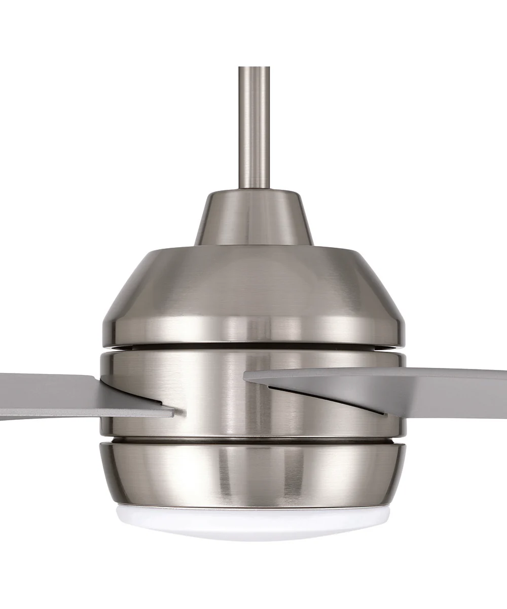 Kelsey 52" 4-blade Indoor Ceiling Fan 1-Light Fan Brushed Polished Nickel - Image 4