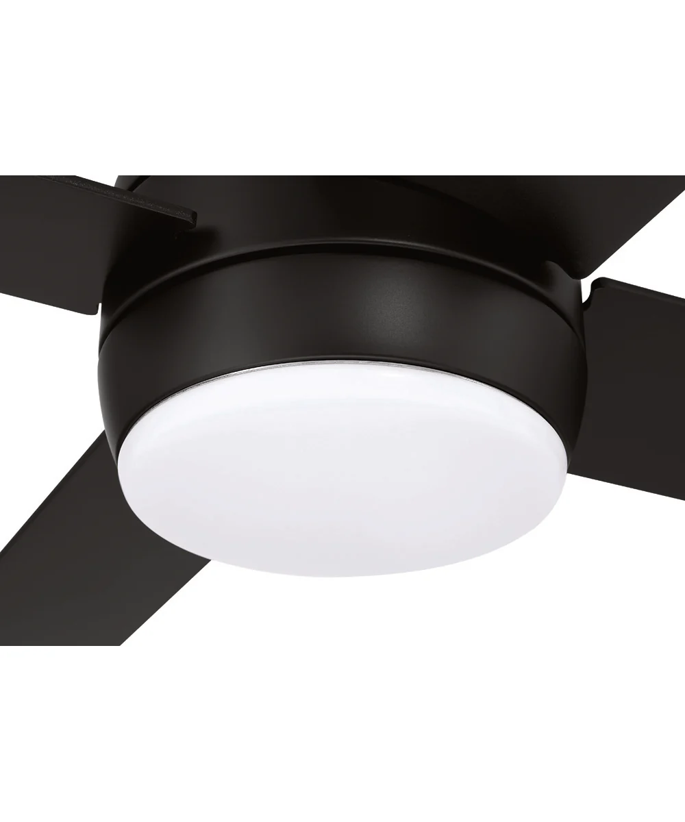 Kelsey 52" 4-blade Indoor Ceiling Fan 1-Light Fan Flat Black - Image 7