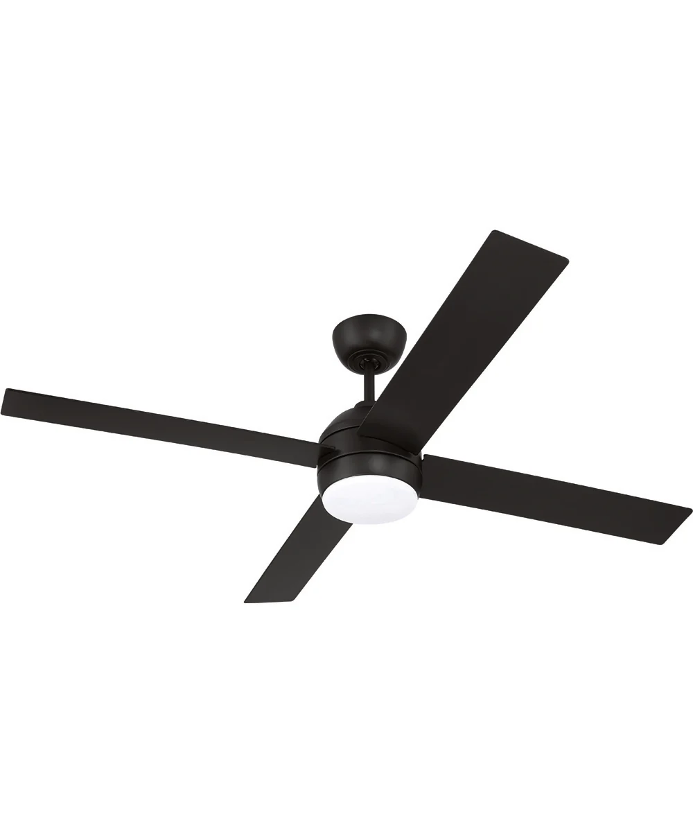 Kelsey 52" 4-blade Indoor Ceiling Fan 1-Light Fan Flat Black - Image 8