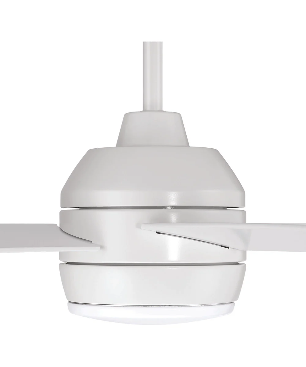 Kelsey 52" 4-blade Indoor Ceiling Fan 1-Light Fan White - Image 4