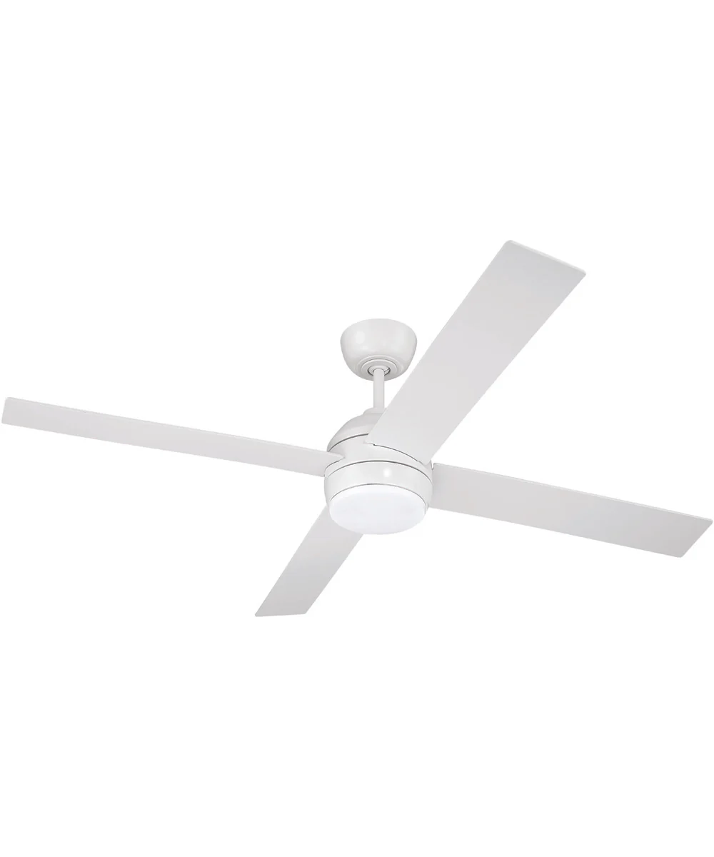 Kelsey 52" 4-blade Indoor Ceiling Fan 1-Light Fan White - Image 8