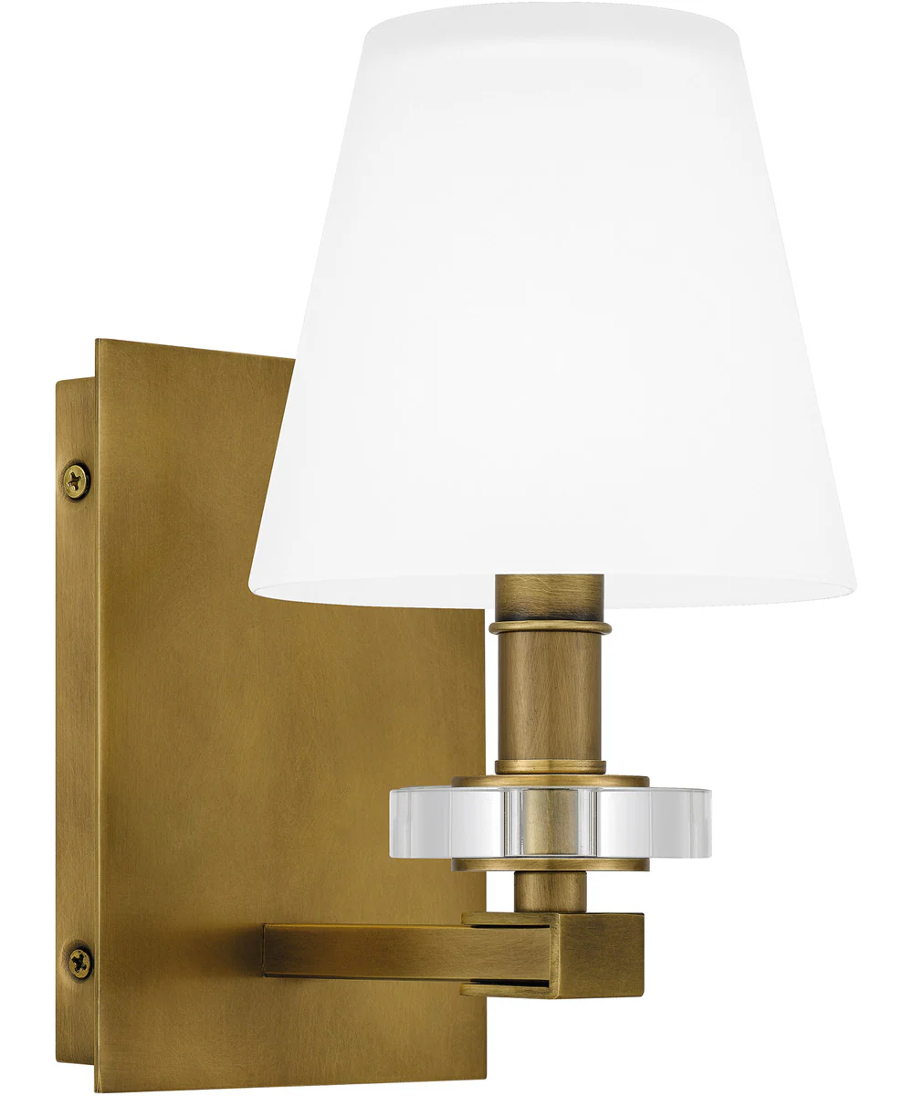 Kelsey Glen Small 1-light Wall Sconce Weathered Brass - Image 2