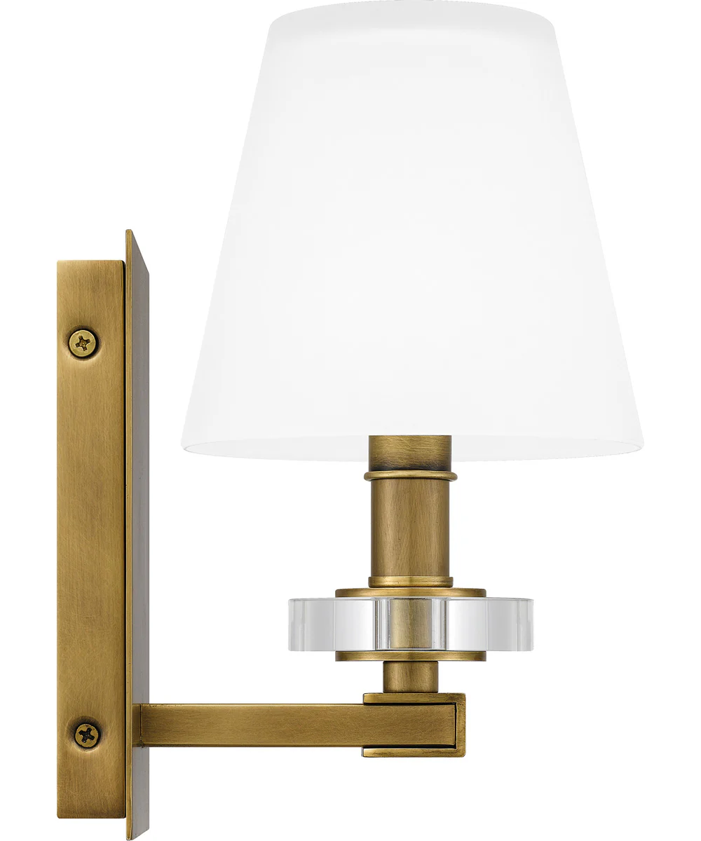 Kelsey Glen Small 1-light Wall Sconce Weathered Brass - Image 5