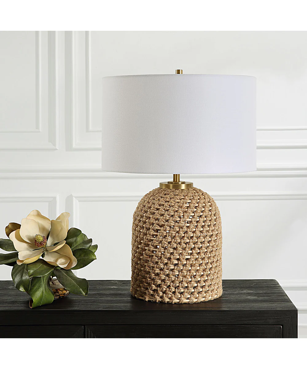 Kendari Rope & Rattan Table Lamp - Image 3