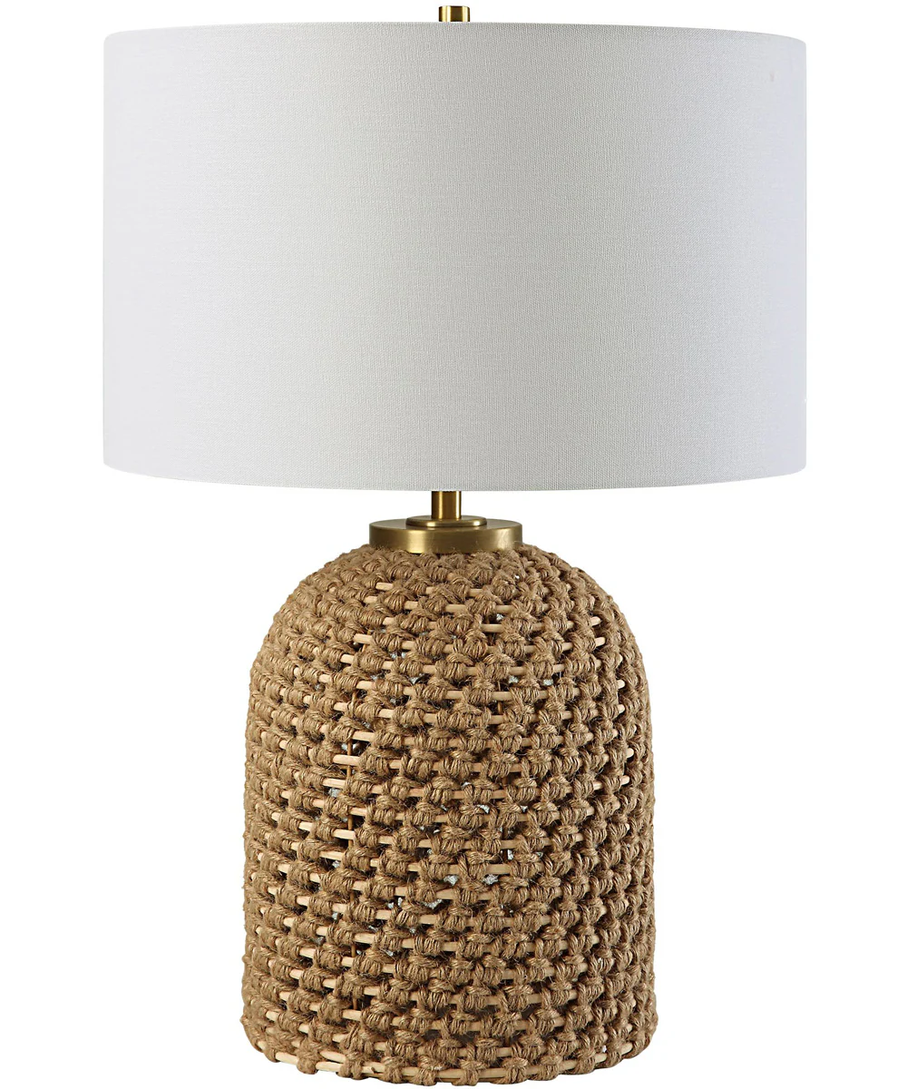 Kendari Rope & Rattan Table Lamp - Image 4