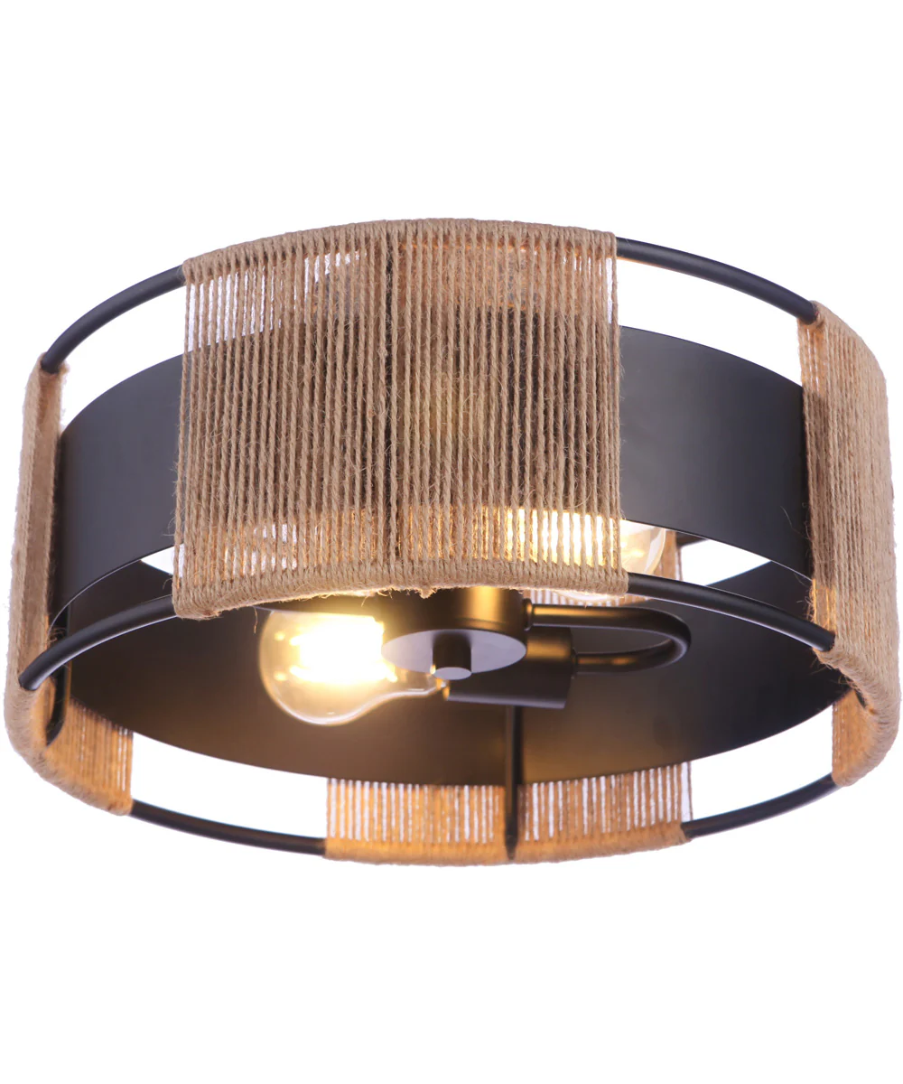 Kensey 2-Light Lighting Flat Black - Image 2