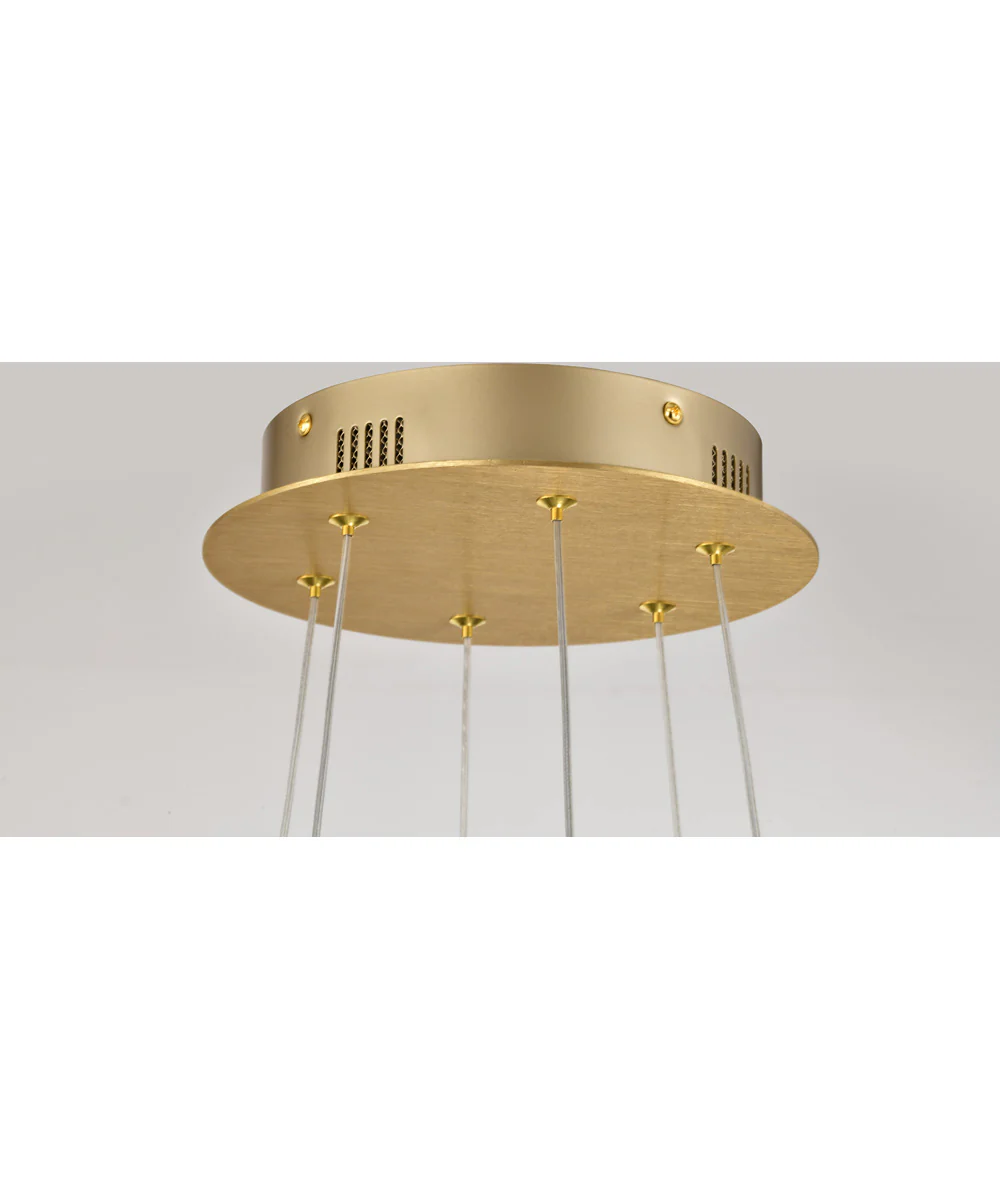 Kenzo  Chandelier Polished Anodized Bronze - Image 9
