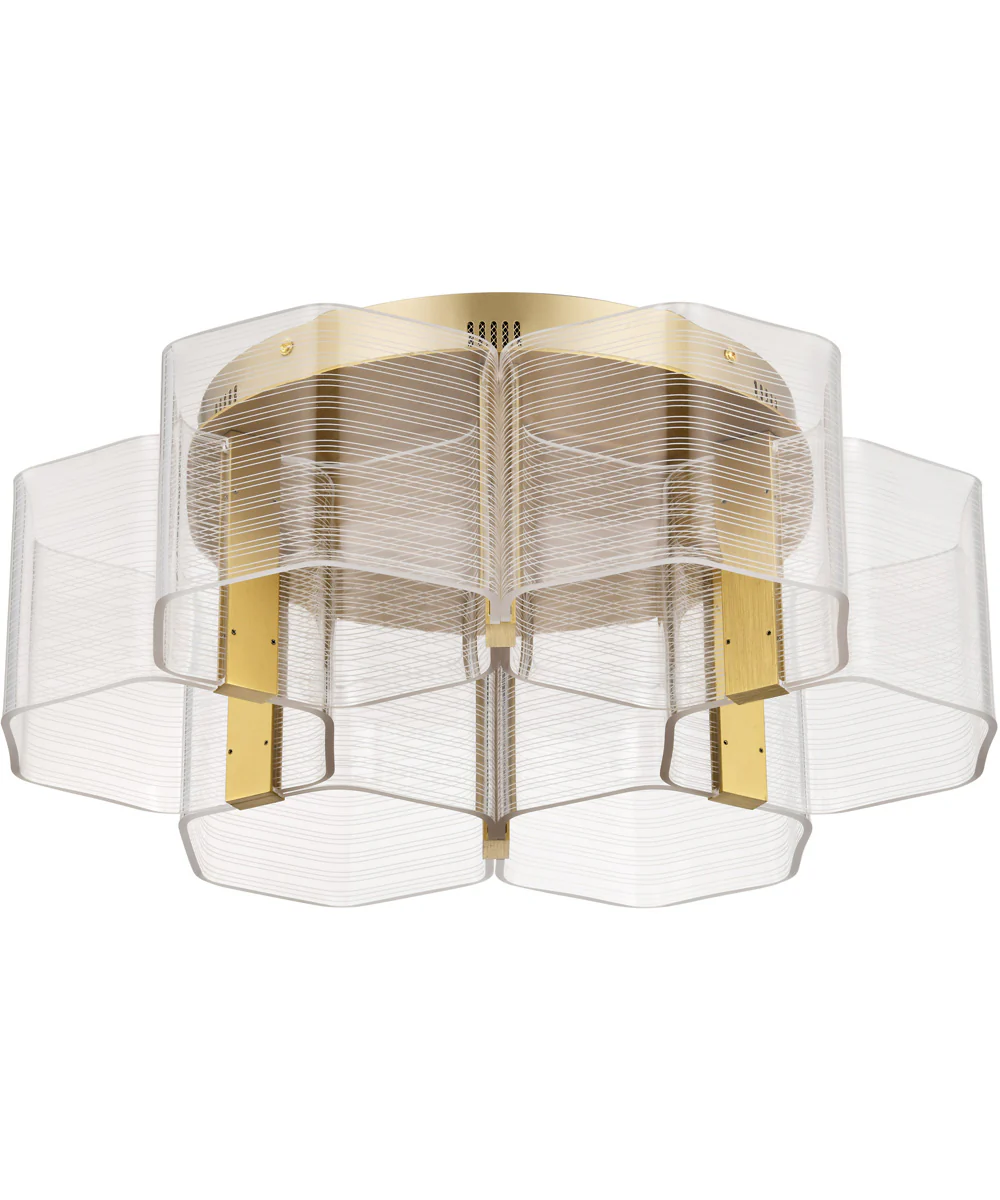 Kenzo Close-to-Ceiling Polished Anodized Bronze