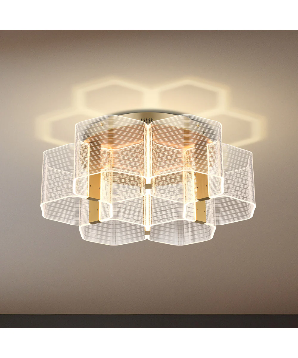 Kenzo Close-to-Ceiling Polished Anodized Bronze - Image 3