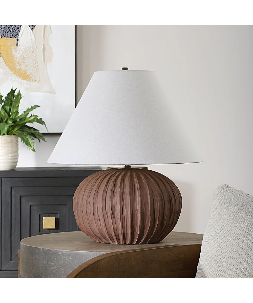 Keoghan Terracotta Table Lamp - Image 3