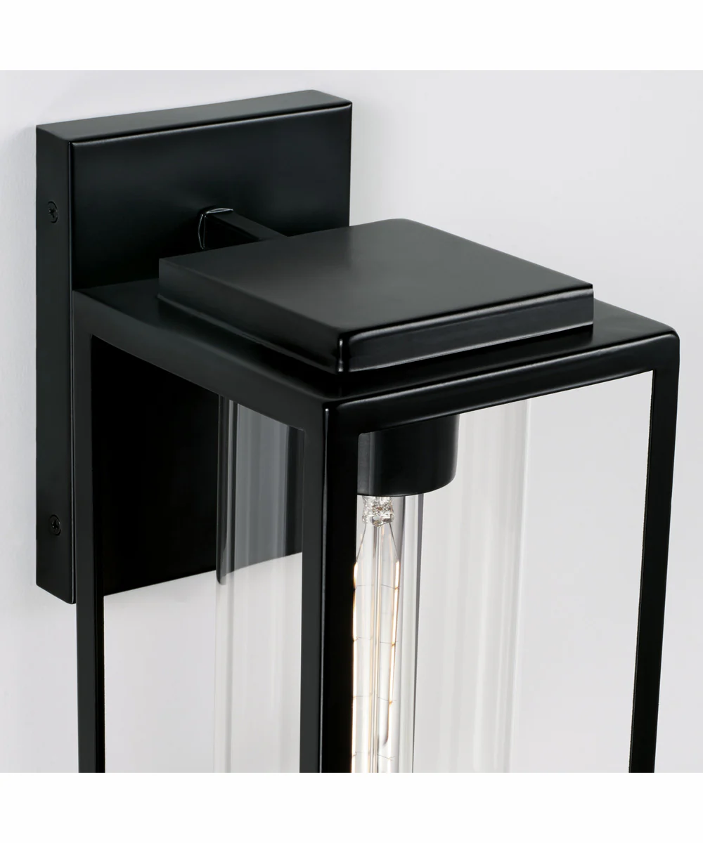 Kessler 1-Light Outdoor Wall-Lantern Matte Black - Image 4
