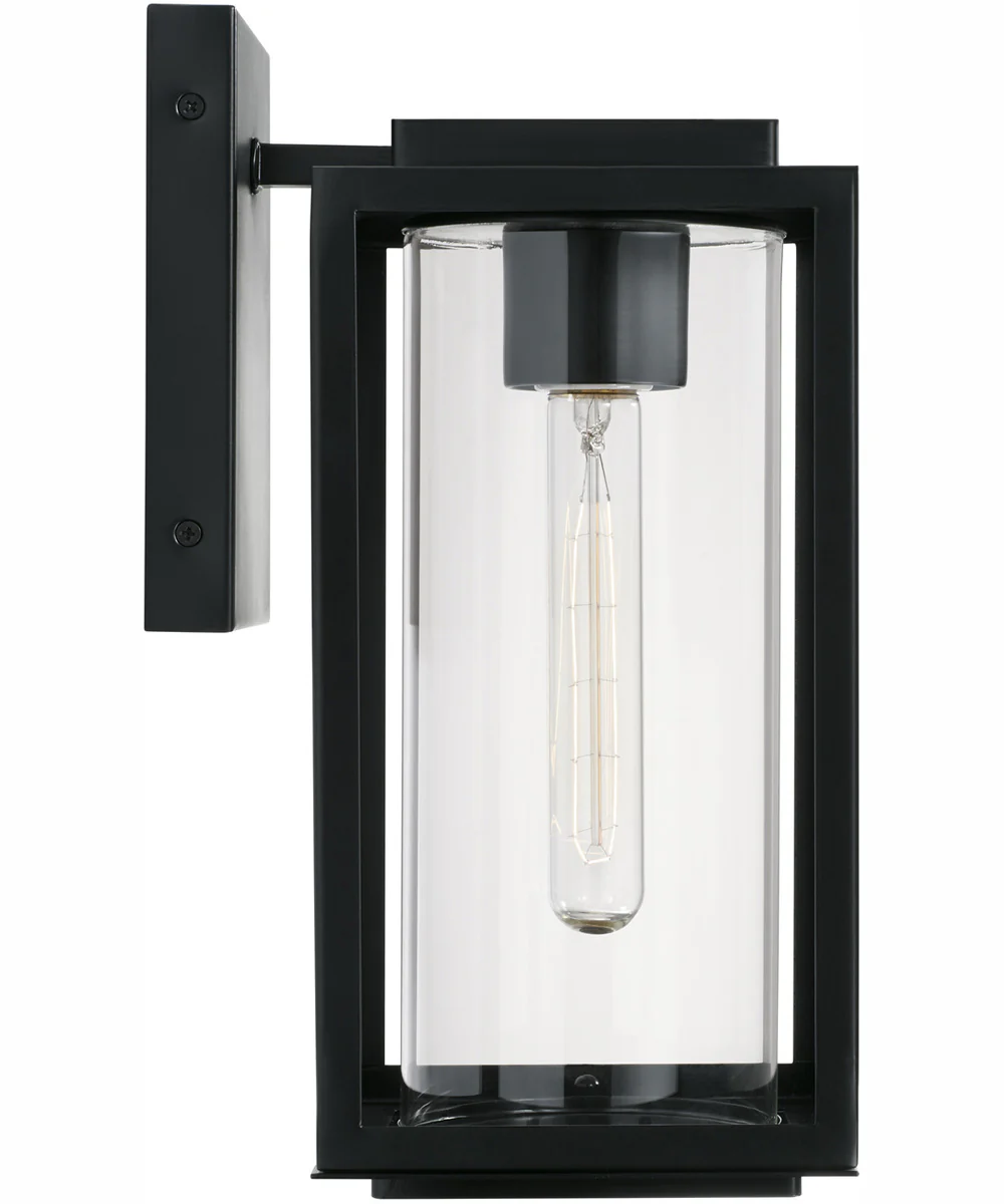 Kessler 1-Light Outdoor Wall-Lantern Matte Black - Image 5