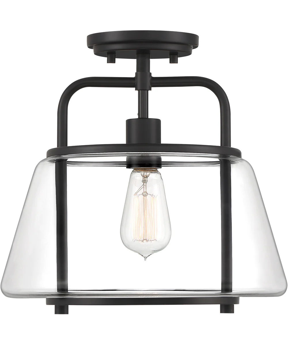 Kettle 1-light Semi Flush Mount Earth Black - Image 5