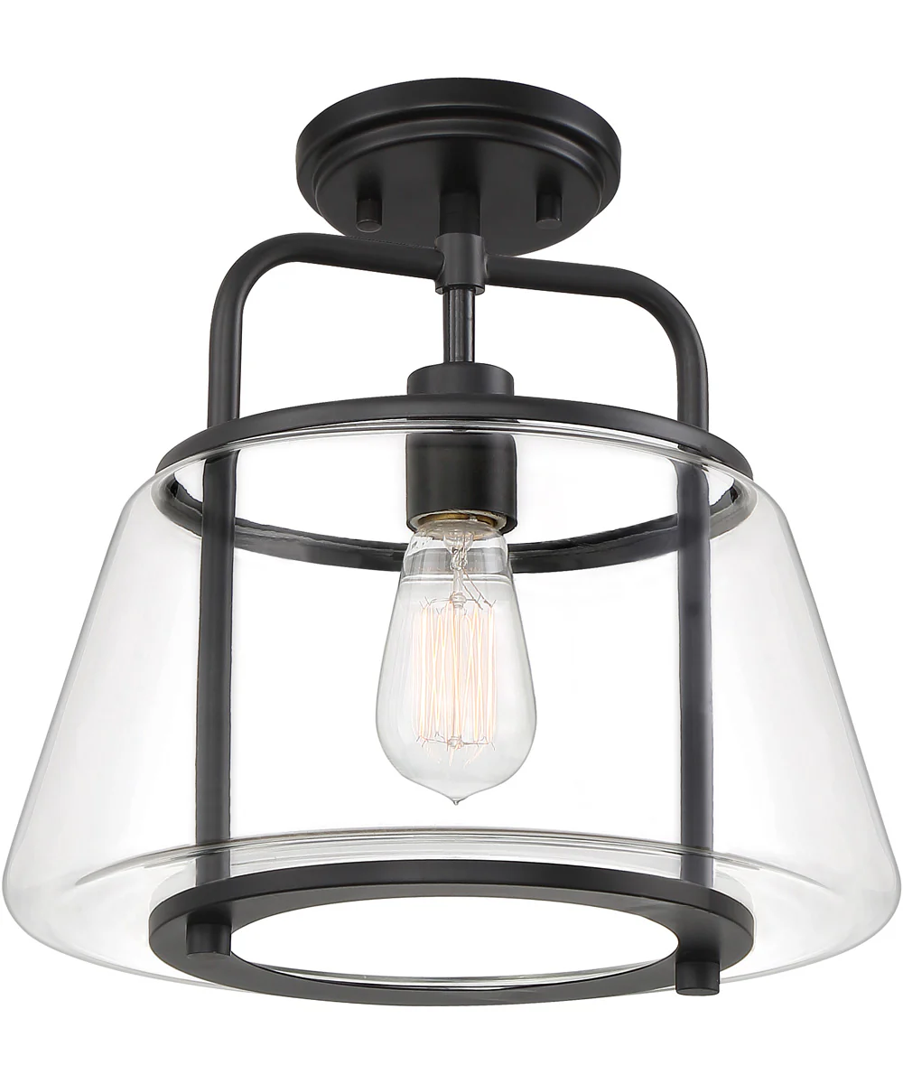 Kettle 1-light Semi Flush Mount Earth Black - Image 6