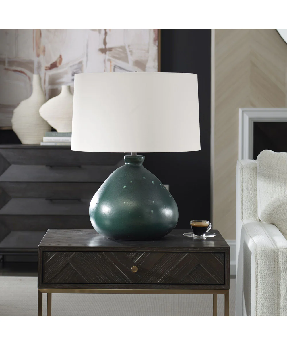 Killarney Distressed Green Table Lamp - Image 6